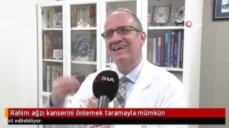 “Rahim ağzı kanserini önlemek taramayla mümkün...”  diyen Prof. Dr. Ömer Lütfi Tapısız, İHA’ya rahim ağzı kanseri, HPV enfeksiyonu ve aşılar hakkında bilgi verdi.